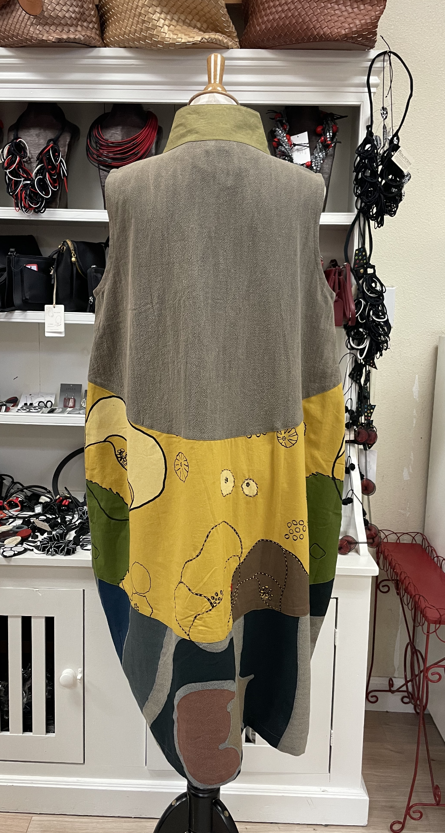 Yaza Kasur Vest - MUSTARD