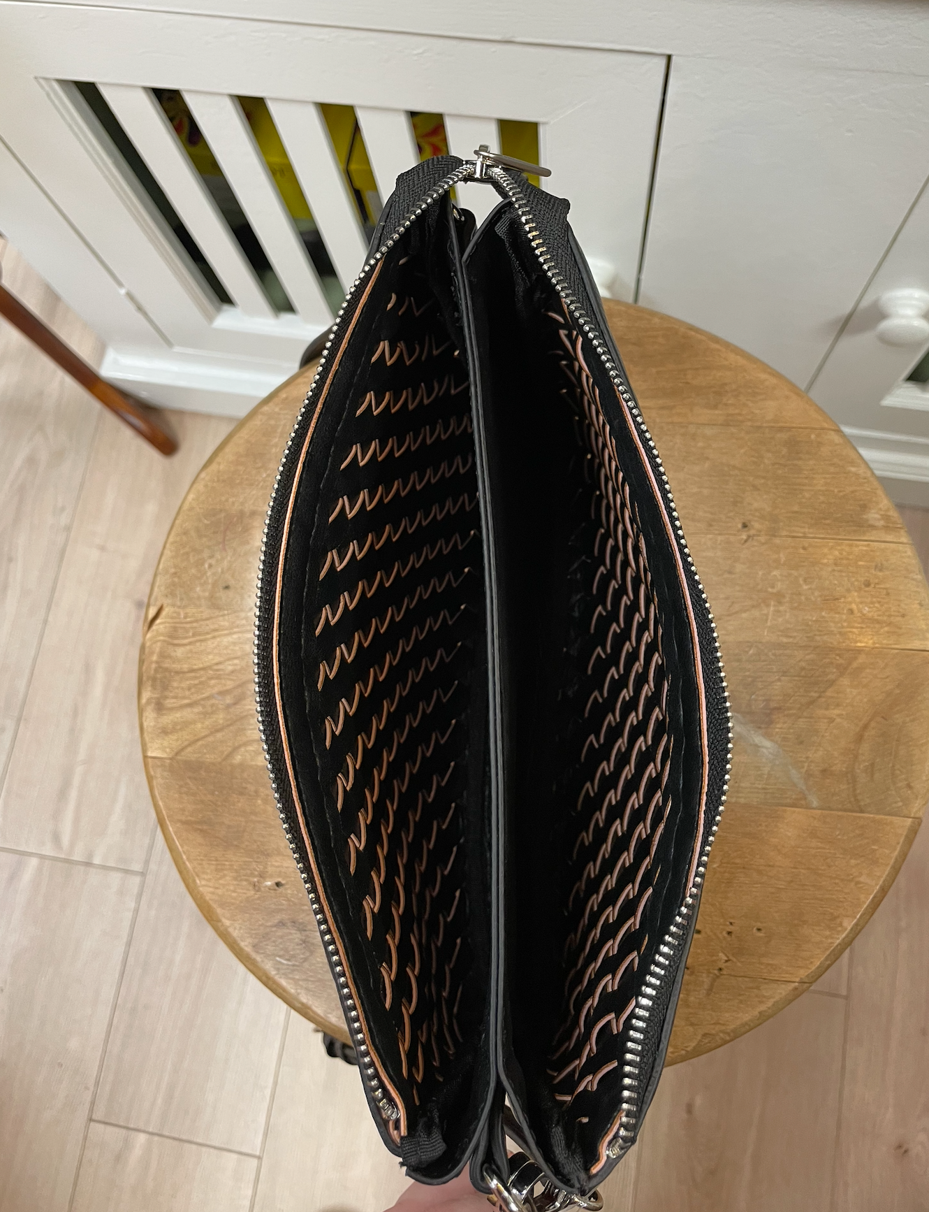 Ilse Jacobsen Woven Crossbody - BLACK