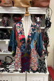 Sterling Style Frog Closure Jacket - 5914J DENIM/MULTI