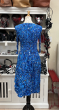 Alquema 3/4 Sleeve Smash Pocket  Dress - BLUE GALAXY