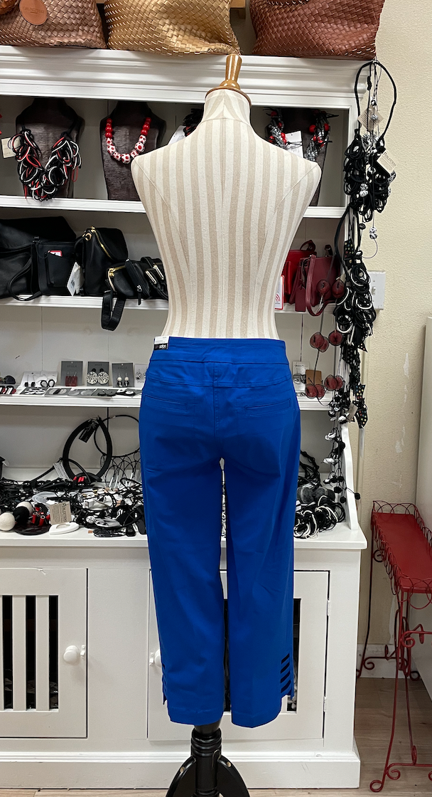Slimsation CROP Pants With Pockets (M9038P)- ROYAL