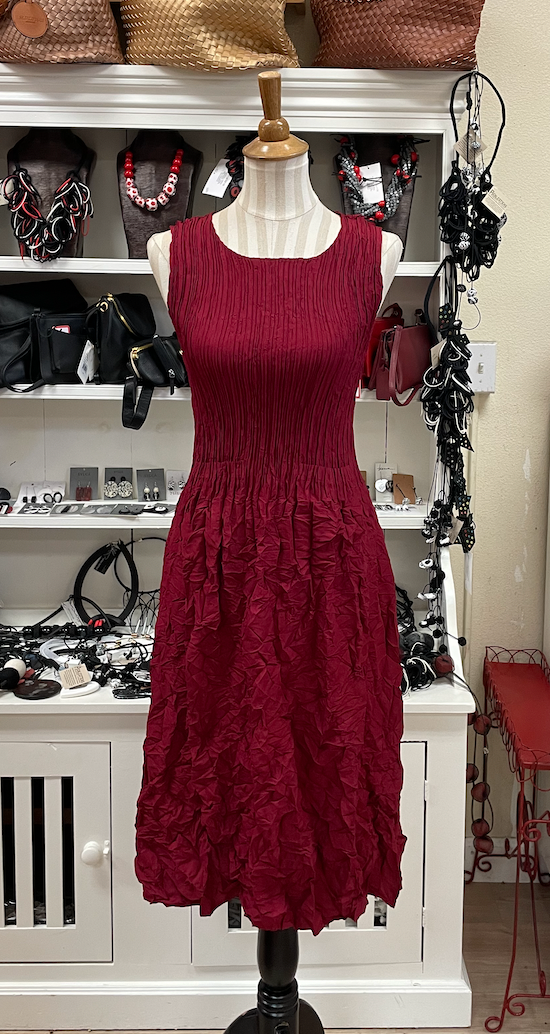 Alquema Smash Pocket Dress - RUBY