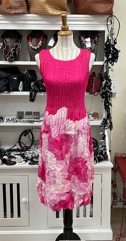 Alquema Smash Pocket Dress - PINK ROSES