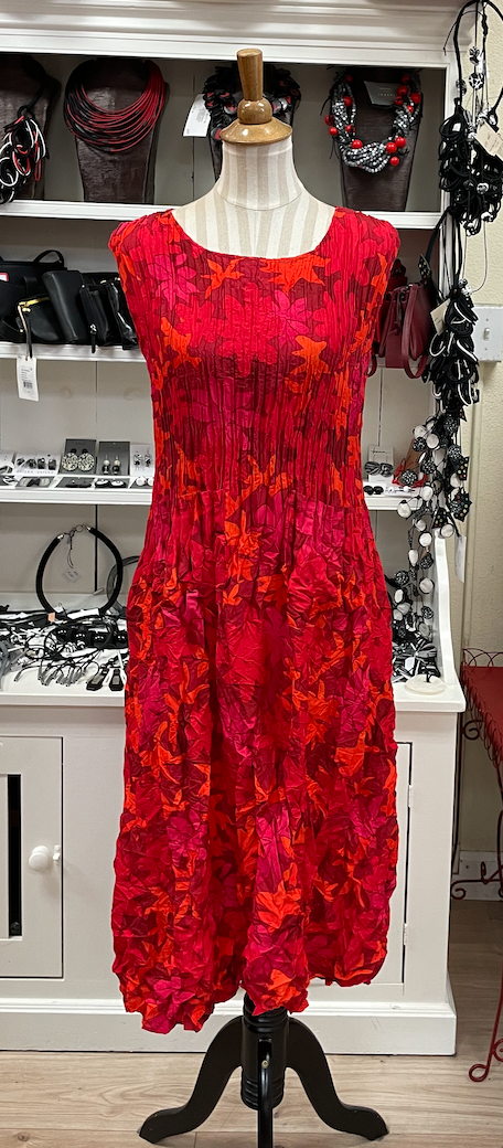 Alquema Smash Pocket Dress - AUTUMN LEAVES