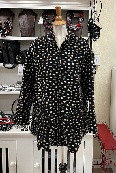 CUT LOOSE - Boiled Wool Zip Swing Jacket - 3908902 – The Total Look