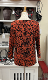 CUT LOOSE - Floral Jacquard Boatneck Tee - 6725060