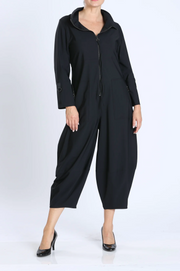 IC COLLECTION Jumpsuit- 3297JS- BLACK