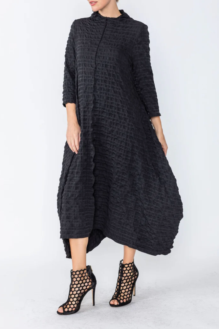 IC Collection Dress - 6135D - BLACK