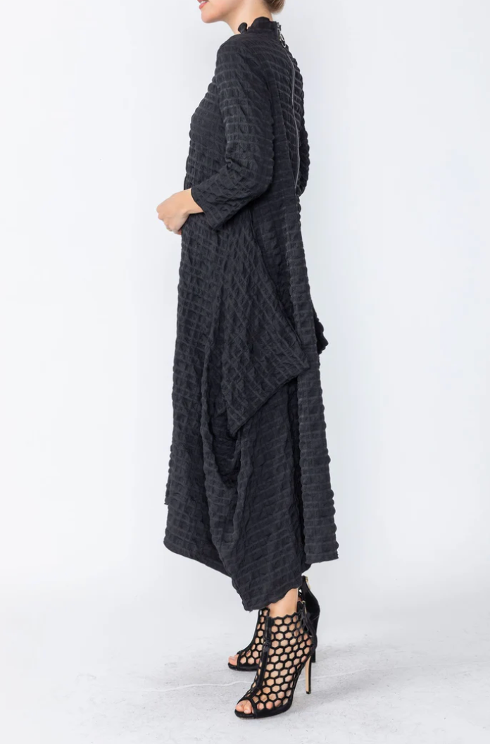 IC Collection Dress - 6135D - BLACK