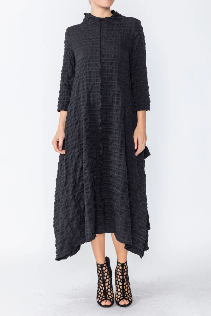 IC Collection Dress - 6135D - BLACK