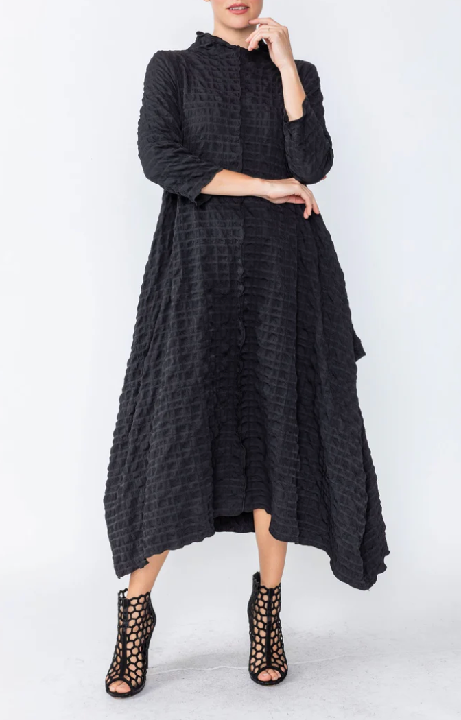 IC Collection Dress - 6135D - BLACK