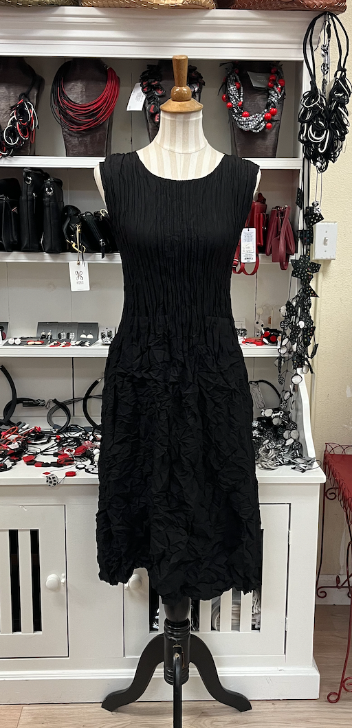 Alquema Smash Pocket Dress - BLACK