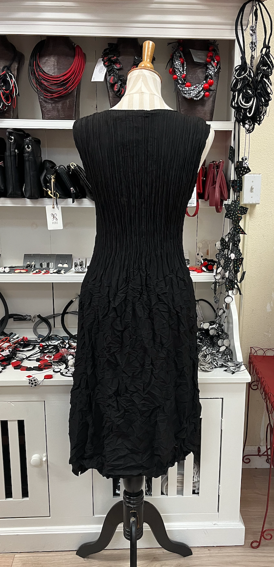 Alquema Smash Pocket Dress - BLACK