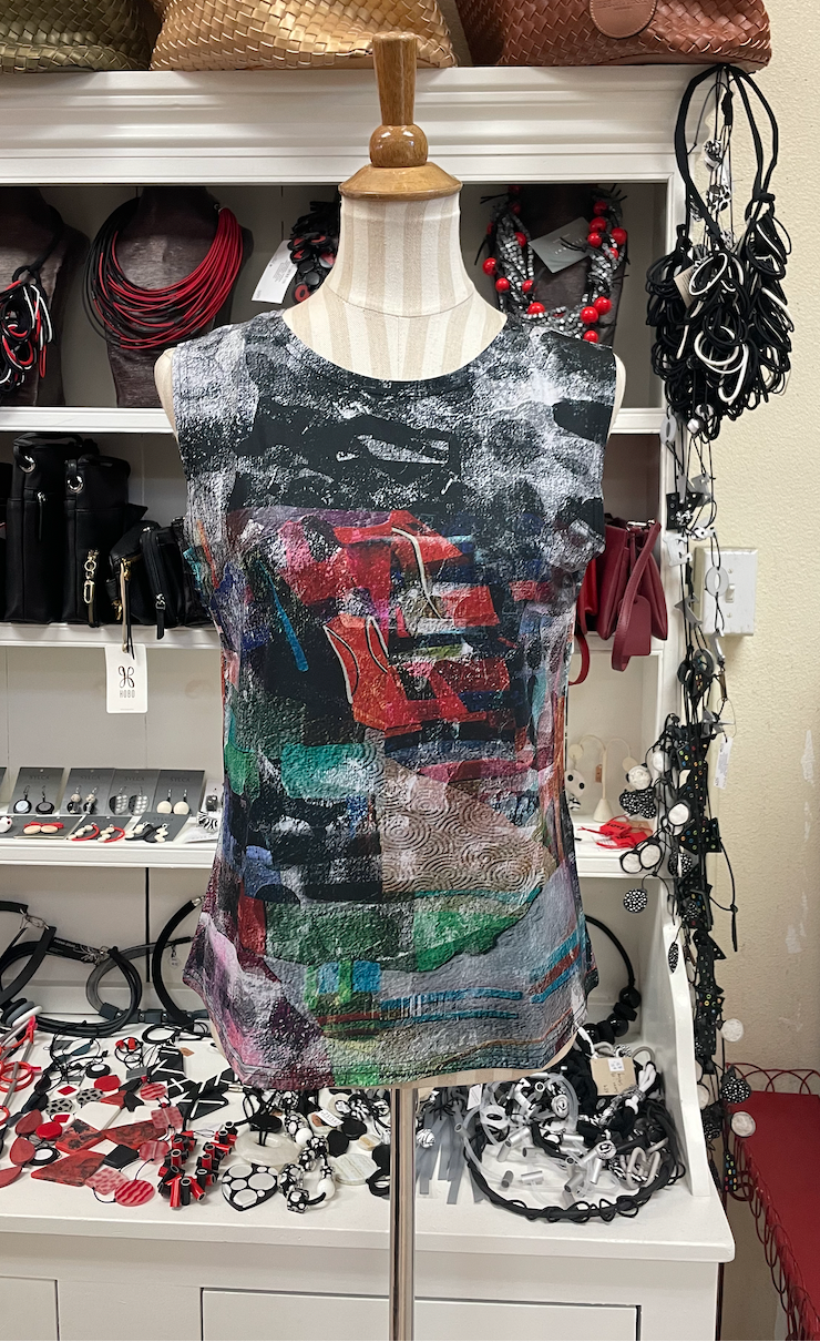 DAMEE MIXED-PRINT MESH TWIN SET - 31433 - MLT