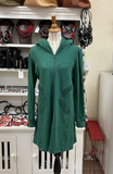 Color Me Cotton CMC Leah Hoodie Jacket - EVERGREEN