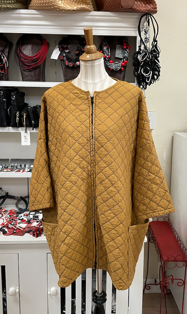 CUT LOOSE - Quilted Parachute O/S Zip Jacket - 6598963