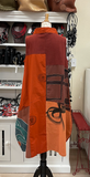 Yaza Cowl Dress - BURNT ORANGE