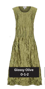Alquema Smash Pocket Dress - GLOSSY OLIVE