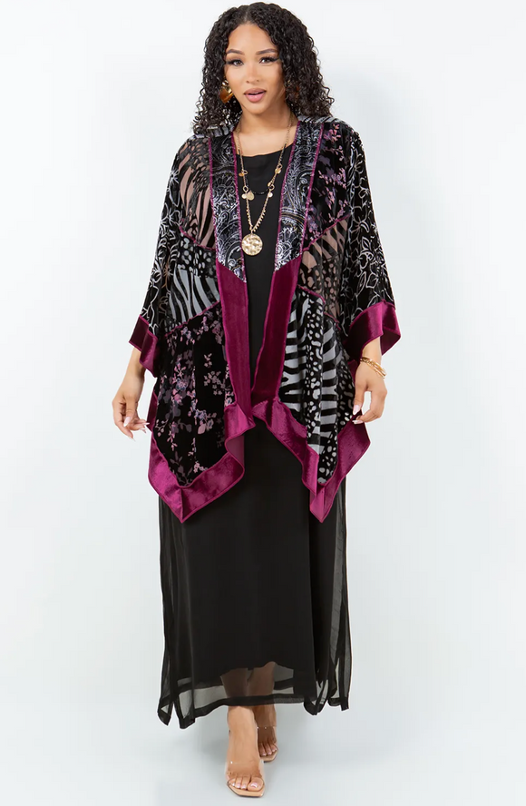 Sterling Style Short Butterfly Jacket - 6010SBJ MAGENTA