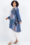 Sterling Style Happy Kimono - 5897HK DENIM