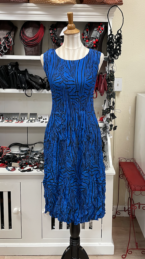 Alquema Smash Pocket Dress - ROYAL BIRD - SIZE 0 ONLY