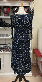 Alquema 3/4 Sleeve Smash Pocket  Dress - BLACK DYNASTY