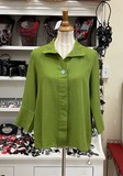 Fridaze AA395 - Caroline Linen Blouse  - BASIL