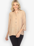 Citron "Solid Caramel" Silk Blouse - 1213SSC