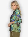 Citron "Lotus Sunny Breeze" Silk Blouse - 1213LSB