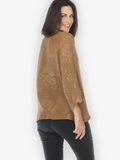 Citron "Solid Bronze" Silk Blouse - 1213SSBR