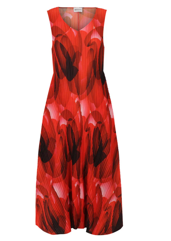 Alquema Long Estrella Dress - FLAMING MOON