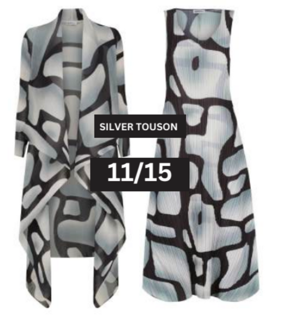 Alquema Long Collare Coat - SILVER TUCSON