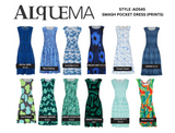 Alquema Smash Pocket Dress - PEACOCK