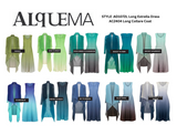 Alquema Long Collare Coat - SMOKEY SPEARMINT