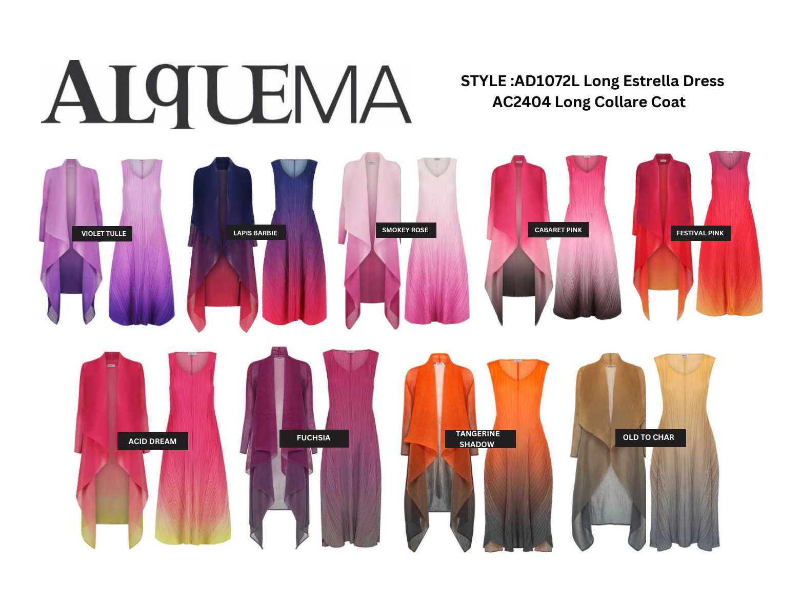 Alquema Long Collare Coat - SILVER SAND