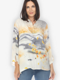 Citron "Golden Happy" Silk Blouse - 1213GH
