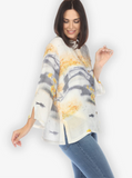 Citron "Golden Happy" Silk Blouse - 1213GH