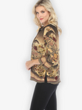 Citron "Magic Organic Beauty Milk Coffee" Silk Blouse - 1213MOBM