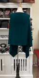 Dolma Cashmere Poncho - PINE