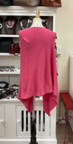 Dolma Cashmere Poncho - BUBBLEGUM