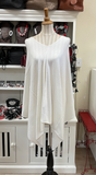 Dolma Cashmere Poncho - IVORY