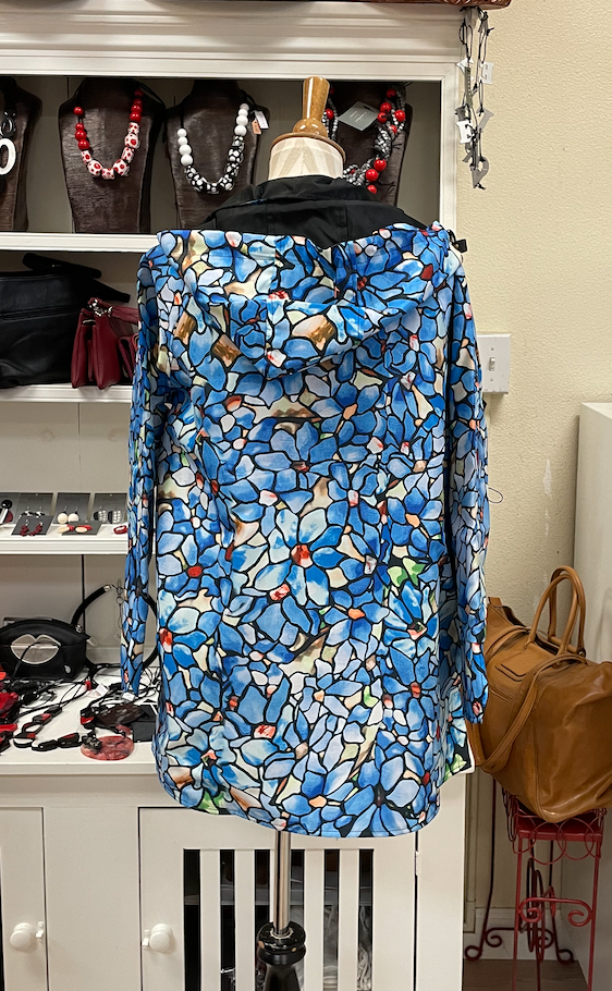 Oopera Raincoat - MAGNOLIAS & IRISES BY LOUIS C. TIFFANY - J8839RW-2