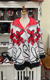 Oopera Raincoat - RED FLOWER - J1239RW-4