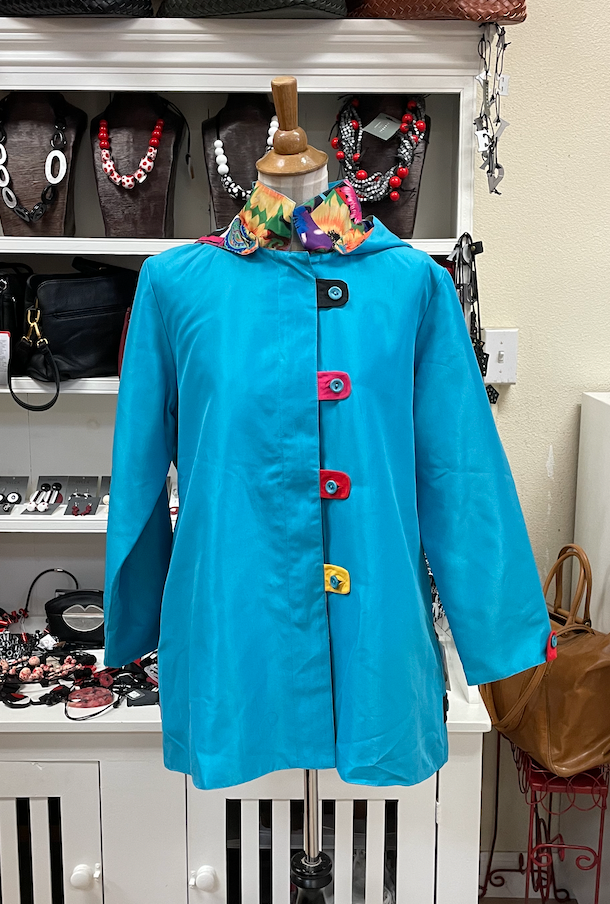 Oopera Raincoat SKY BLUE Multi - J3202RW-8