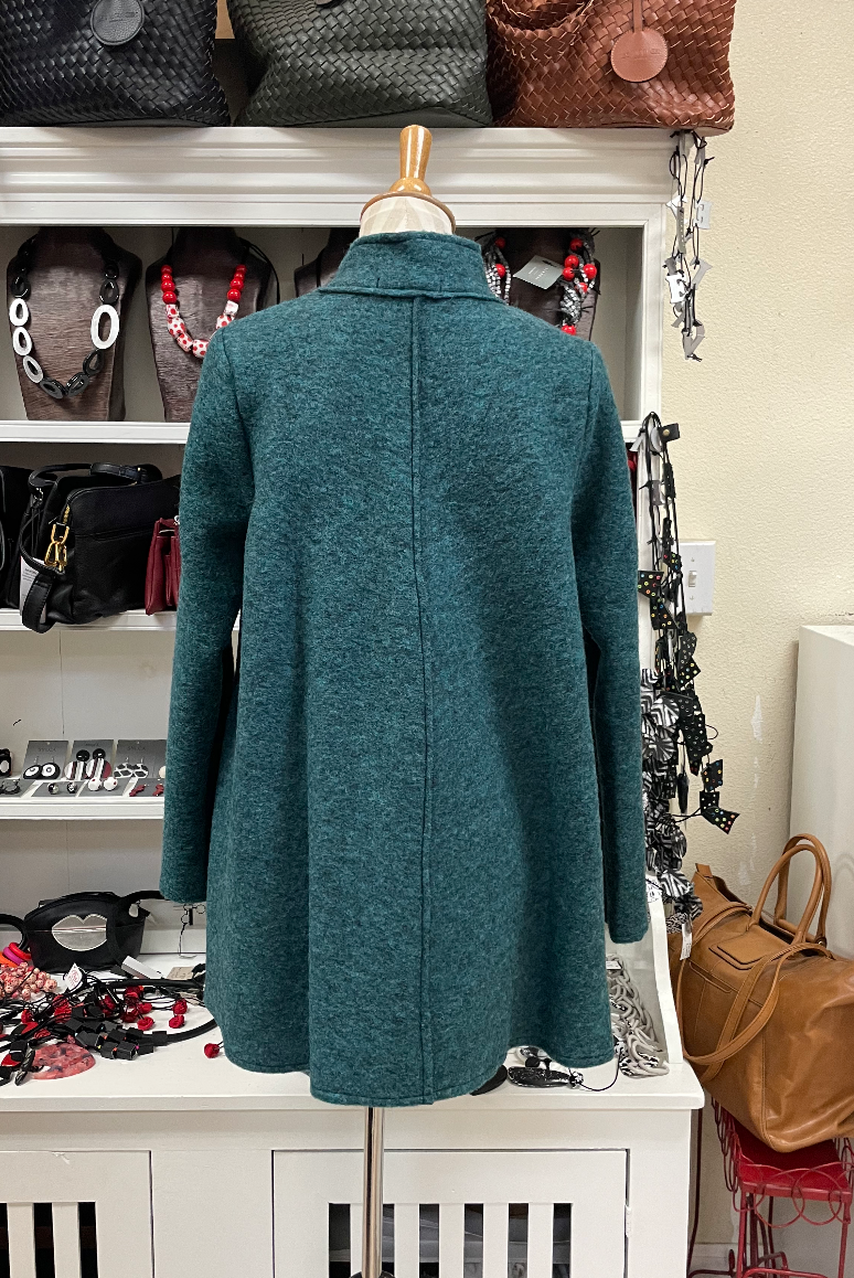 CUT LOOSE - Boiled Wool Zip Swing Jacket - 3988902 – The Total Look CUT LOOSE - Boiled Wool Zip Swing Jacket - 3988902 – The Total Look