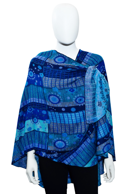 Rapti Cashmere Buckle Shawl - PRINT 57