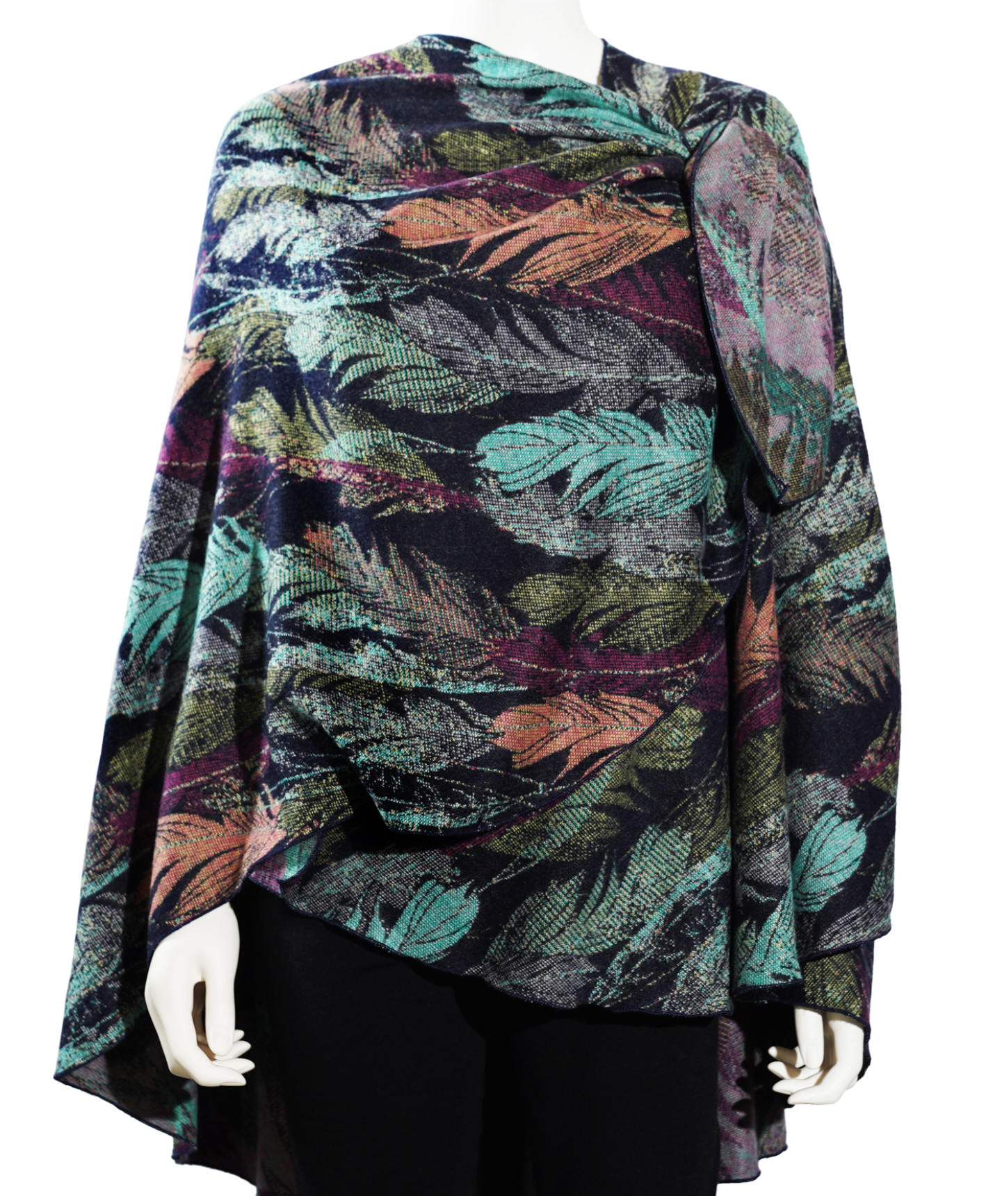 Rapti Cashmere Buckle Shawl - PRINT 26