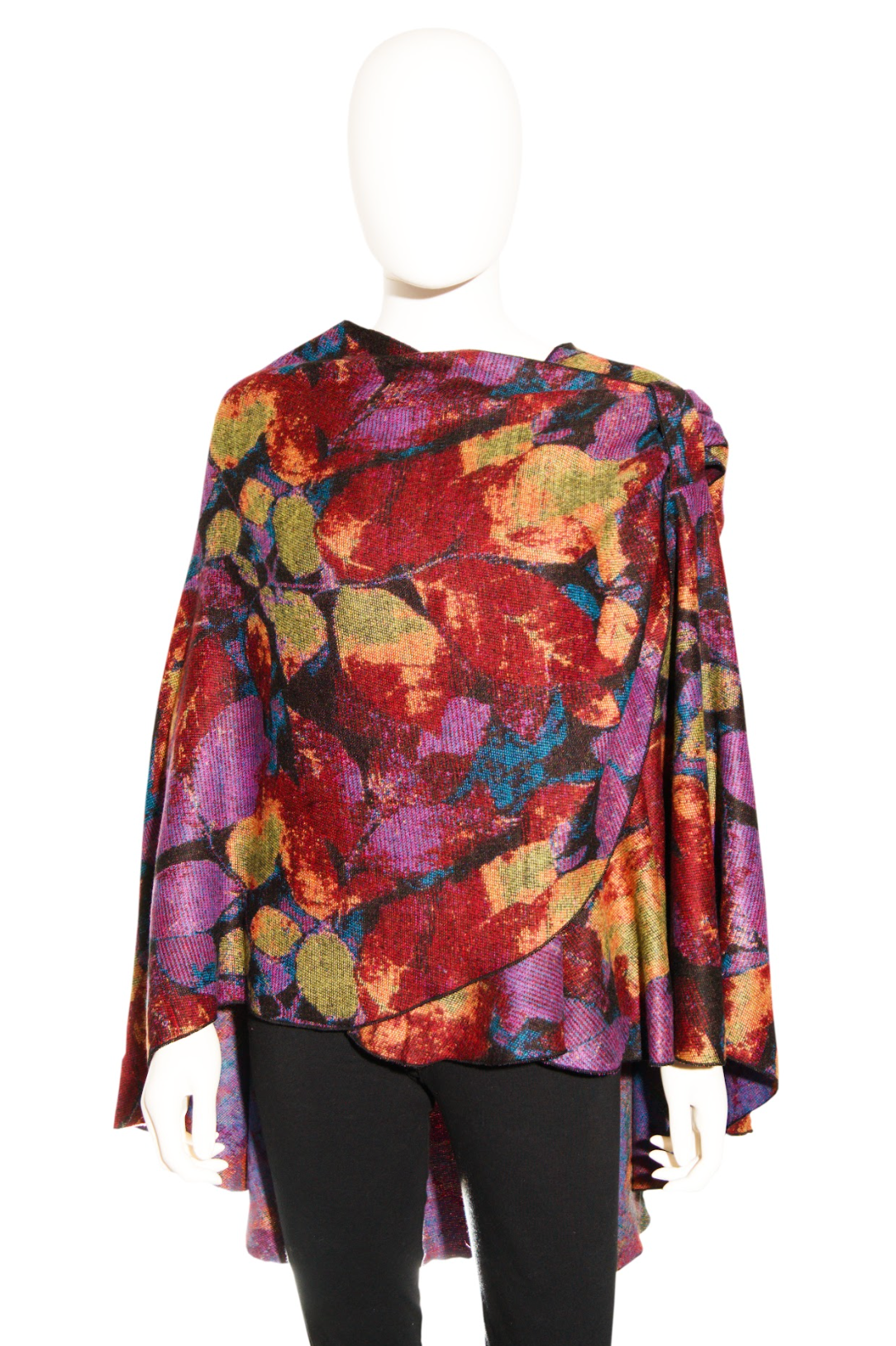 Rapti Cashmere Buckle Shawl - PRINT 18