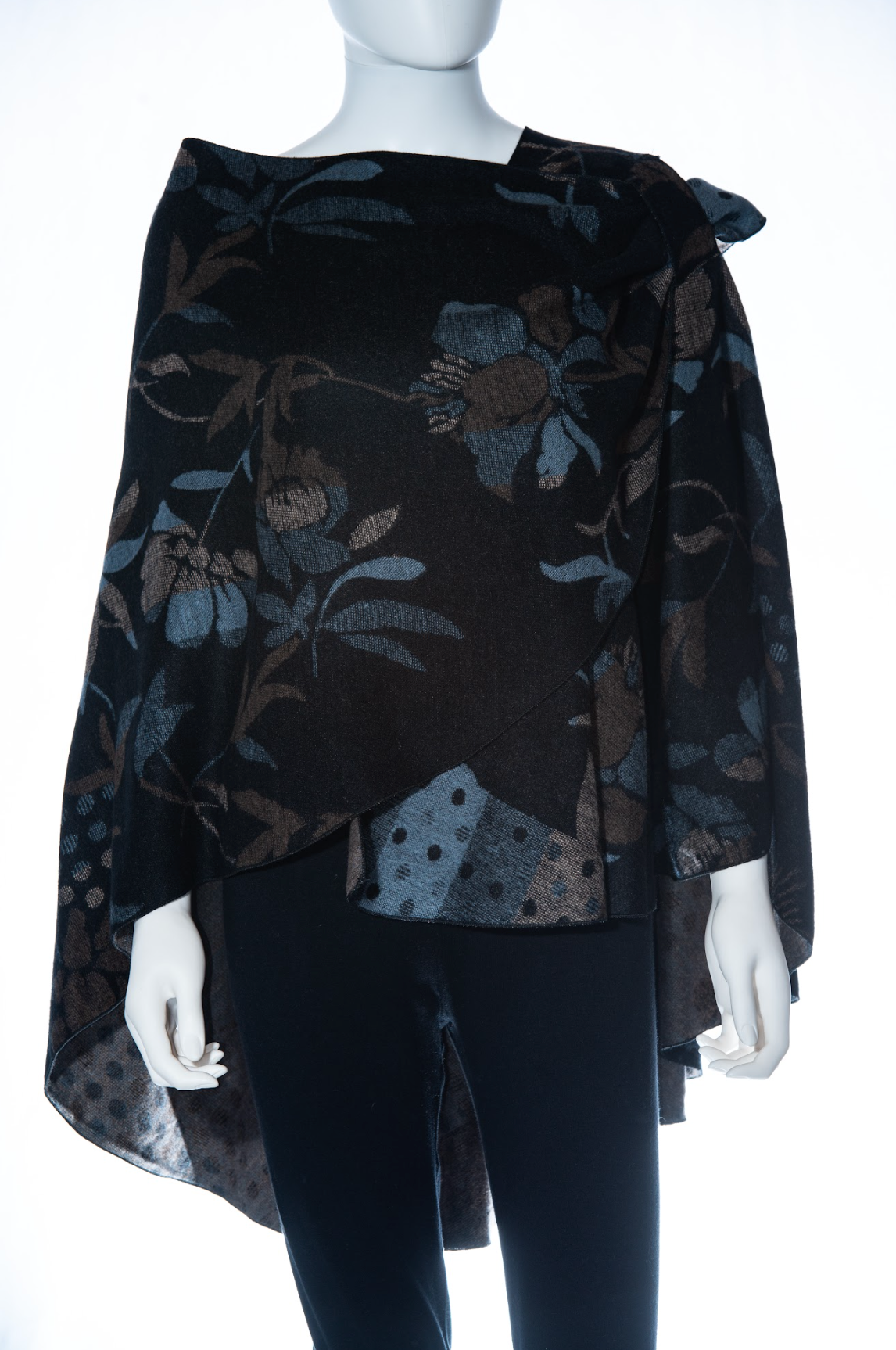 Rapti Cashmere Buckle Shawl - PRINT 14