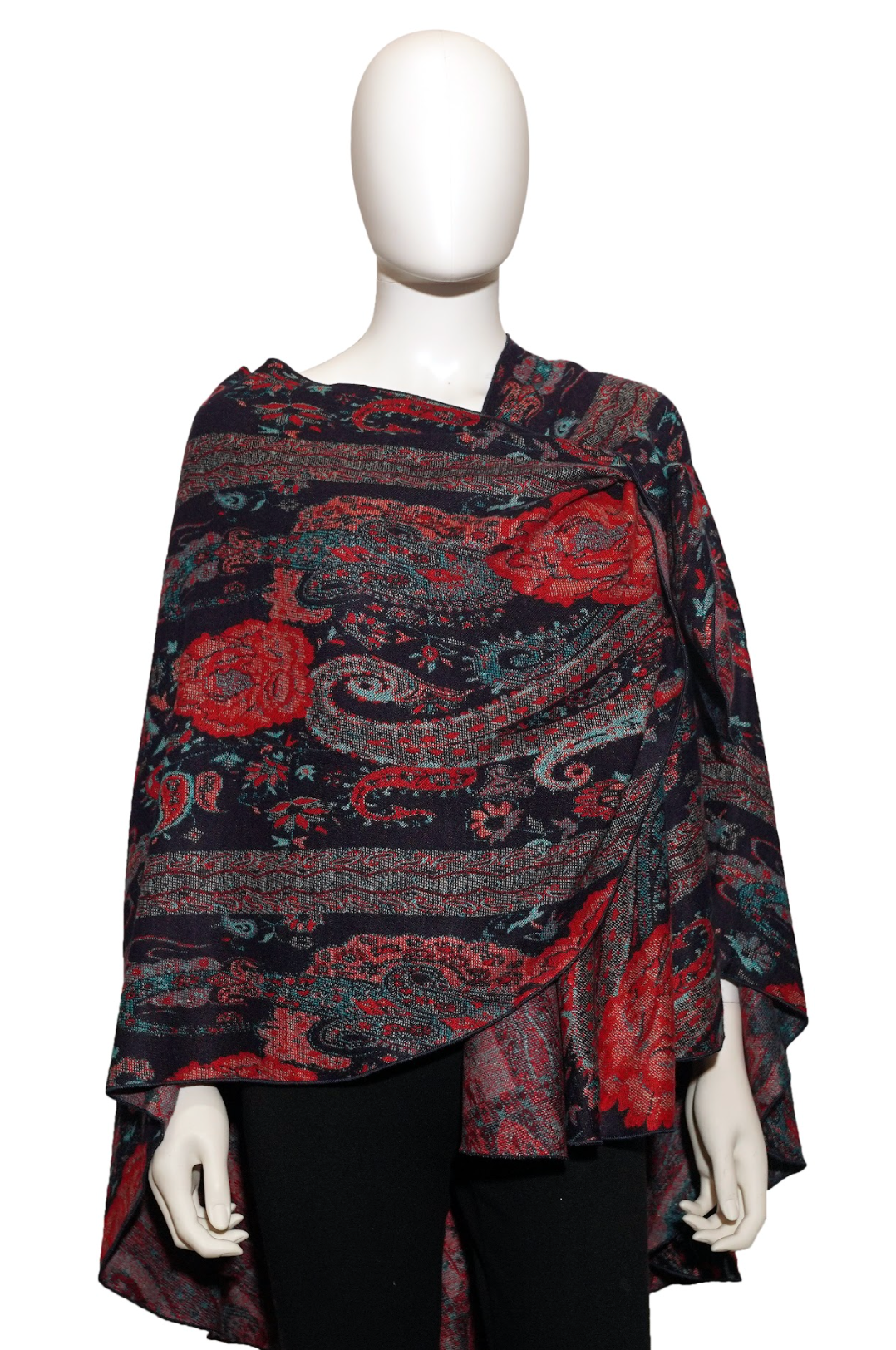 Rapti Cashmere Buckle Shawl - PRINT 74